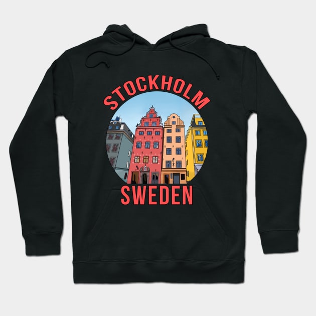 Stockholm Sweden Hoodie by DiegoCarvalho